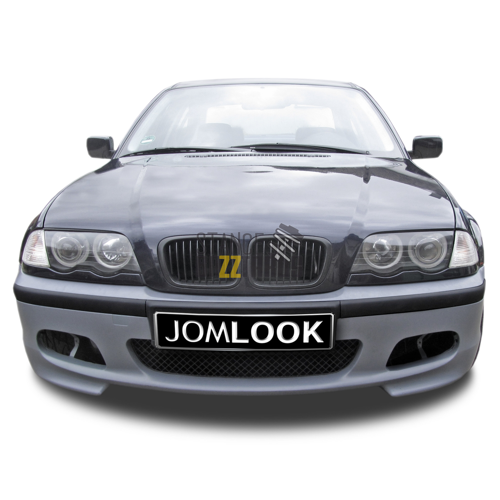 Бампер передний JOM BMW 3 Серия E46 (1998-2005) в спорт стиле (Sport look) Sedan/Touring серый, 5111285-2JOM Бампер передний JOM BMW 3 Серия E46 (1998-2005) в спорт стиле (Sport look) Sedan/Touring серый, 5111285-2JOM