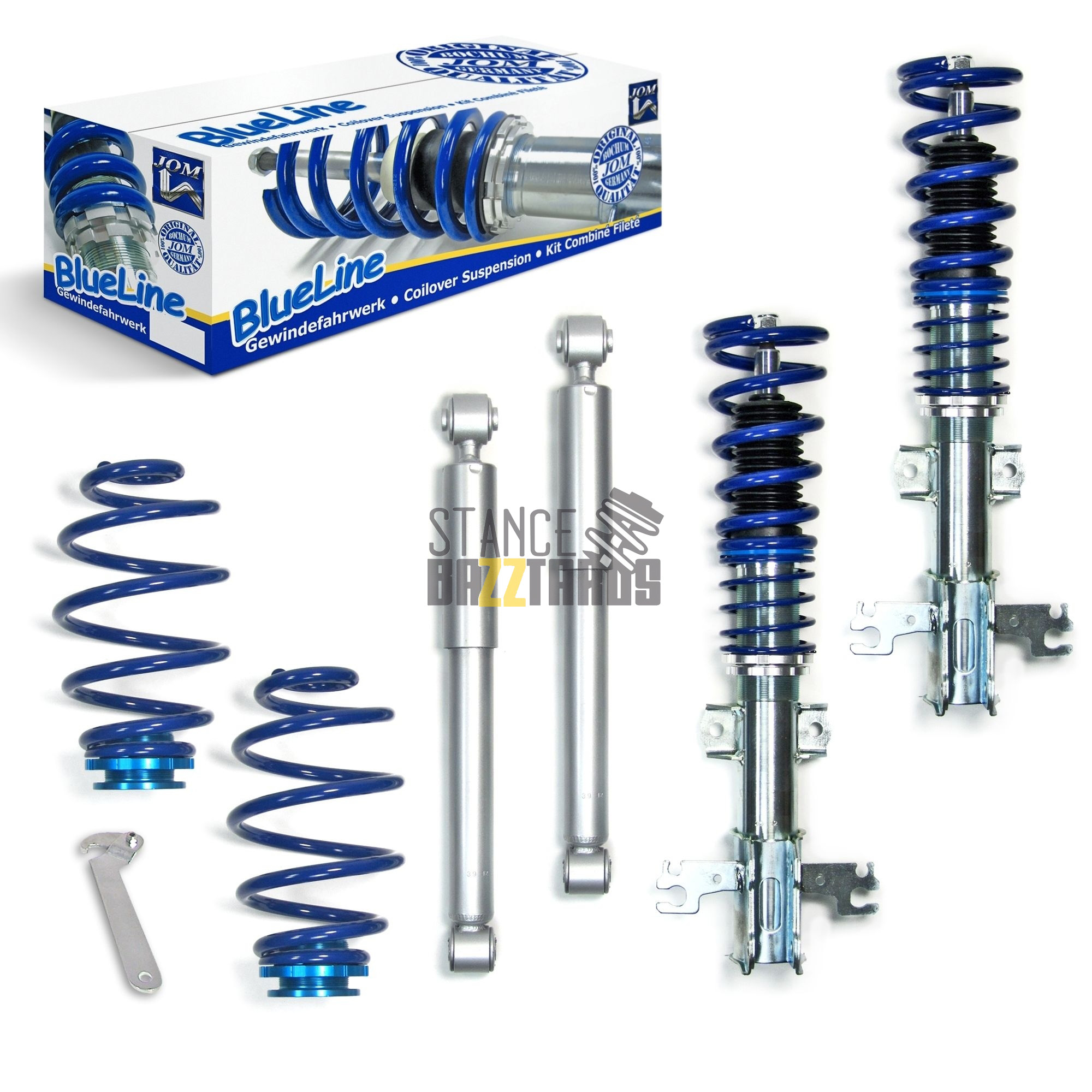 Комплект винтовой подвески (койловеров) JOM Blueline Opel Signum 2003-2008 (1.8/1.9CDTI/2.0T/2.216V/2.2D/2.2 DTI/2.8V6T/3.0CD) с регулировкой высоты, 741112 Комплект винтовой подвески (койловеров) JOM Blueline Opel Signum 2003-2008 (1.8/1.9CDTI/2.0T/2.216V/2.2D/2.2 DTI/2.8V6T/3.0CD) с регулировкой высоты, 741112