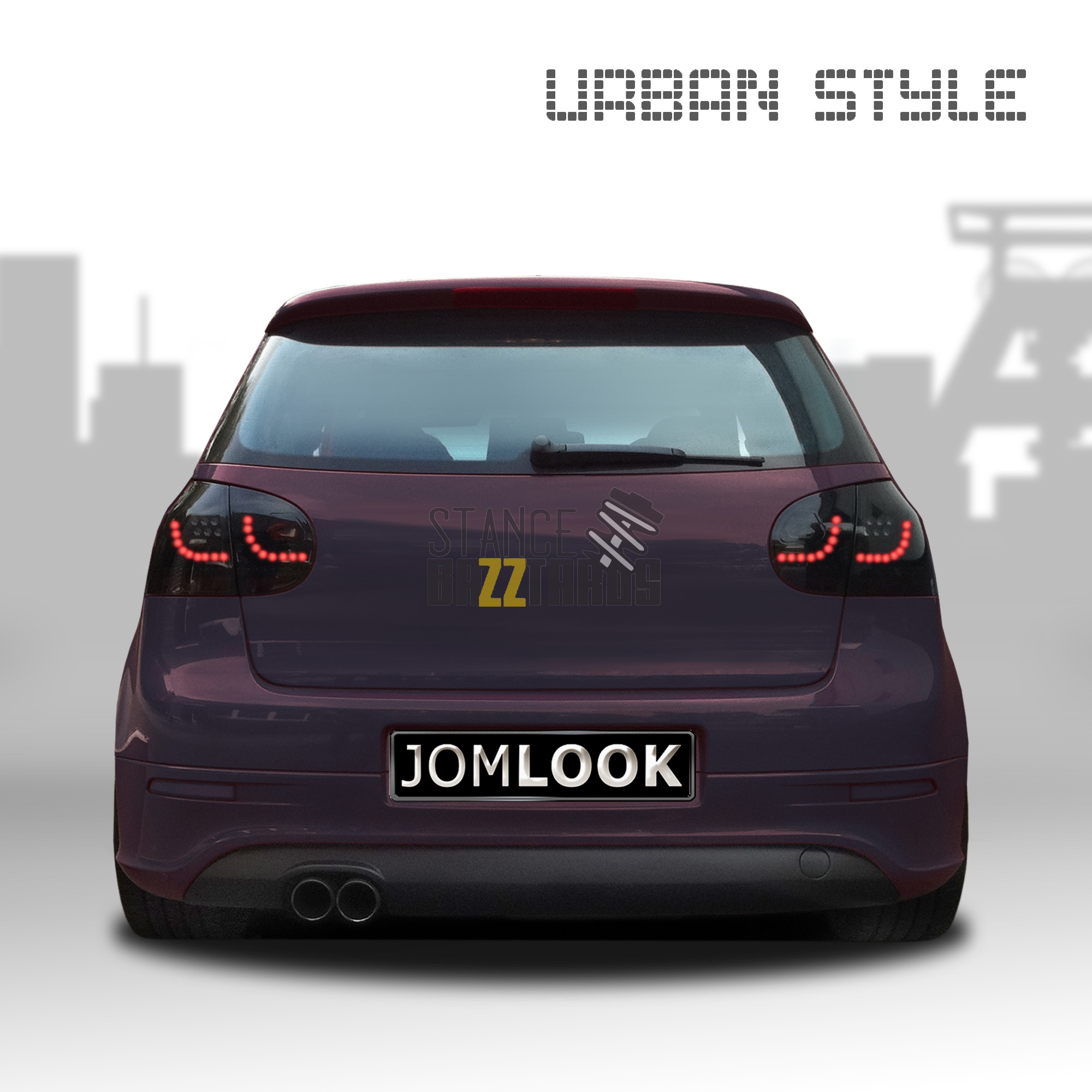 Фонари (фары) задние Jom Volkswagen Golf 5 поколение (MK5) (1K) (2003-) светодиодные (LED) черные, 82871-2 Фонари (фары) задние Jom Volkswagen Golf 5 поколение (MK5) (1K) (2003-) светодиодные (LED) черные, 82871-2