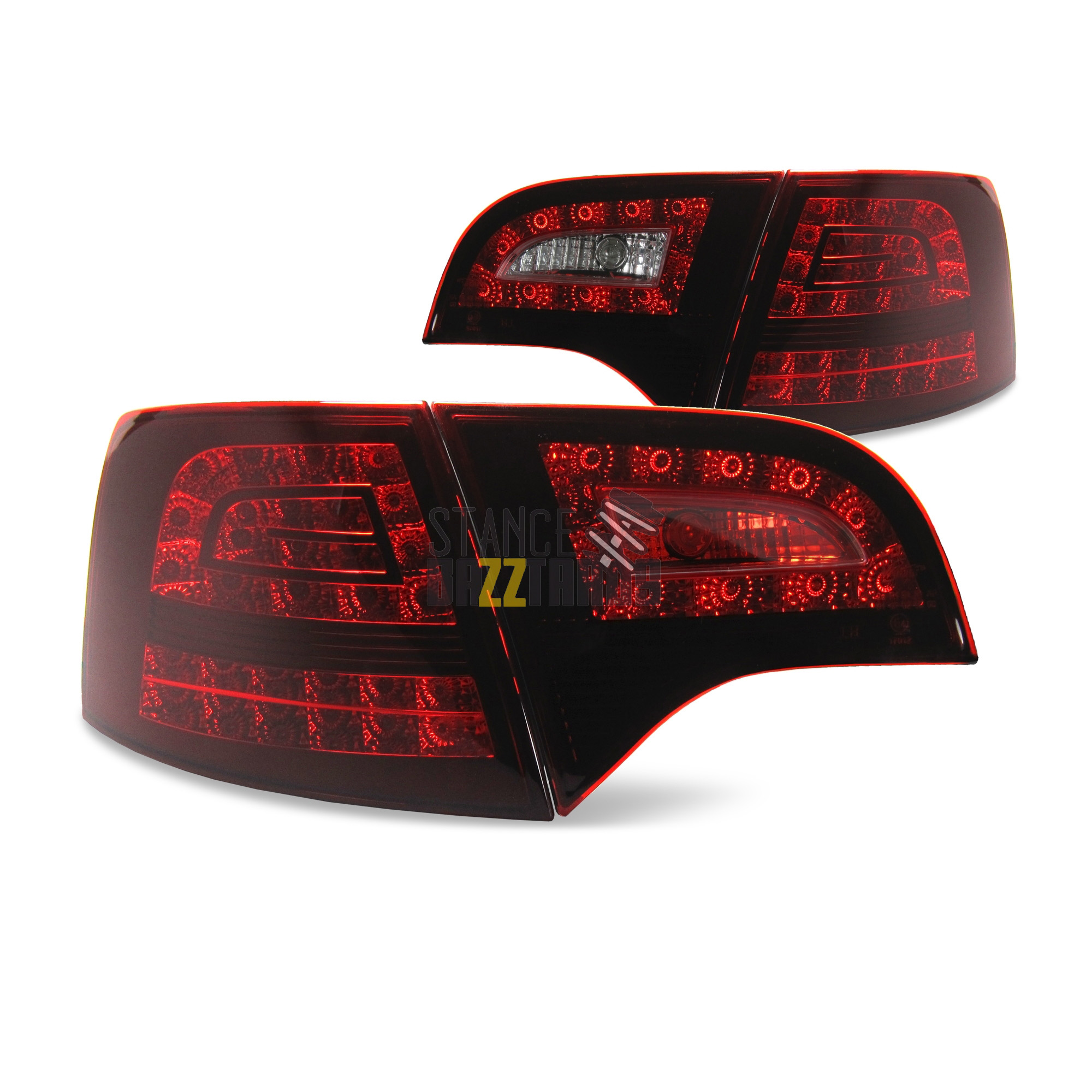 Фонари (фары) задние светодиодные (LED) Jom Audi A4 Avant B7 (2004-2008) New Design темно-красные, 82928 Фонари (фары) задние светодиодные (LED) Jom Audi A4 Avant B7 (2004-2008) New Design темно-красные, 82928