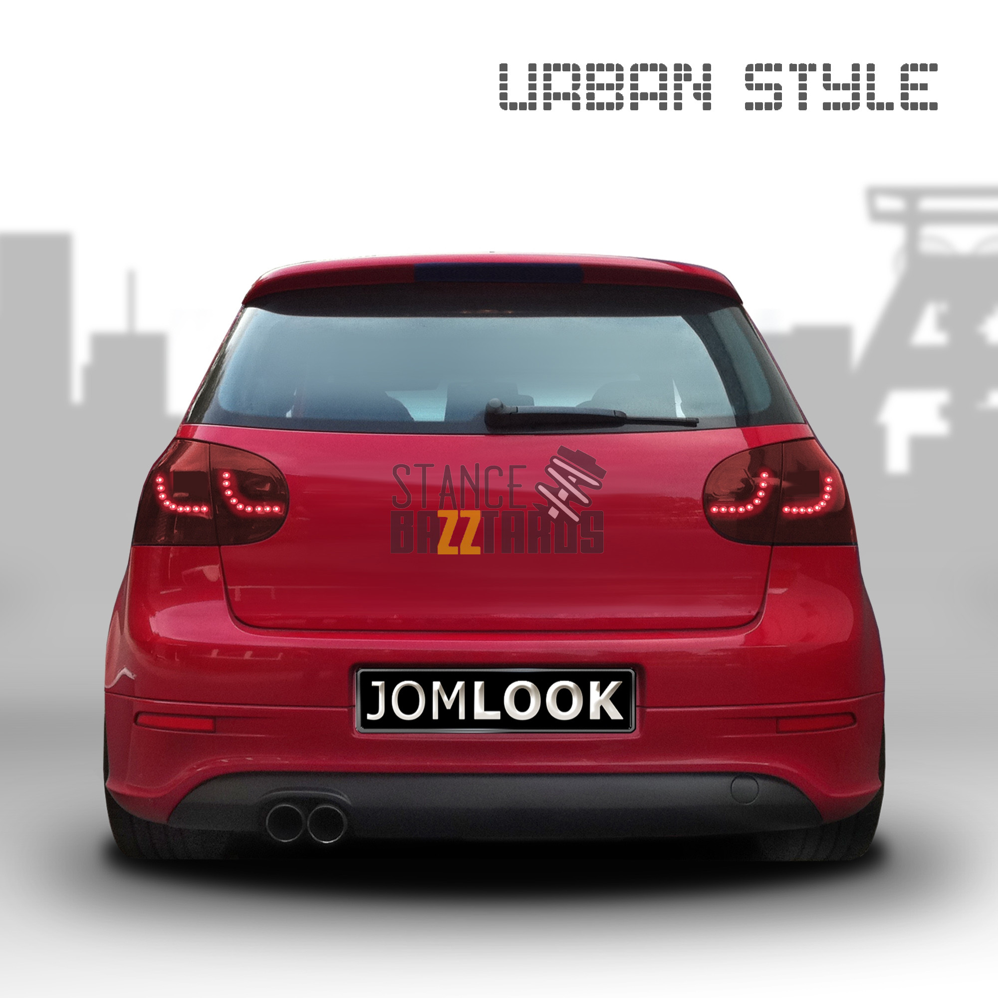 Фонари (фары) задние Jom Volkswagen Golf 5 поколение (MK5) (1K) (2003-2008) светодиодные (LED) темно-красные, 82929 Фонари (фары) задние Jom Volkswagen Golf 5 поколение (MK5) (1K) (2003-2008) светодиодные (LED) темно-красные, 82929