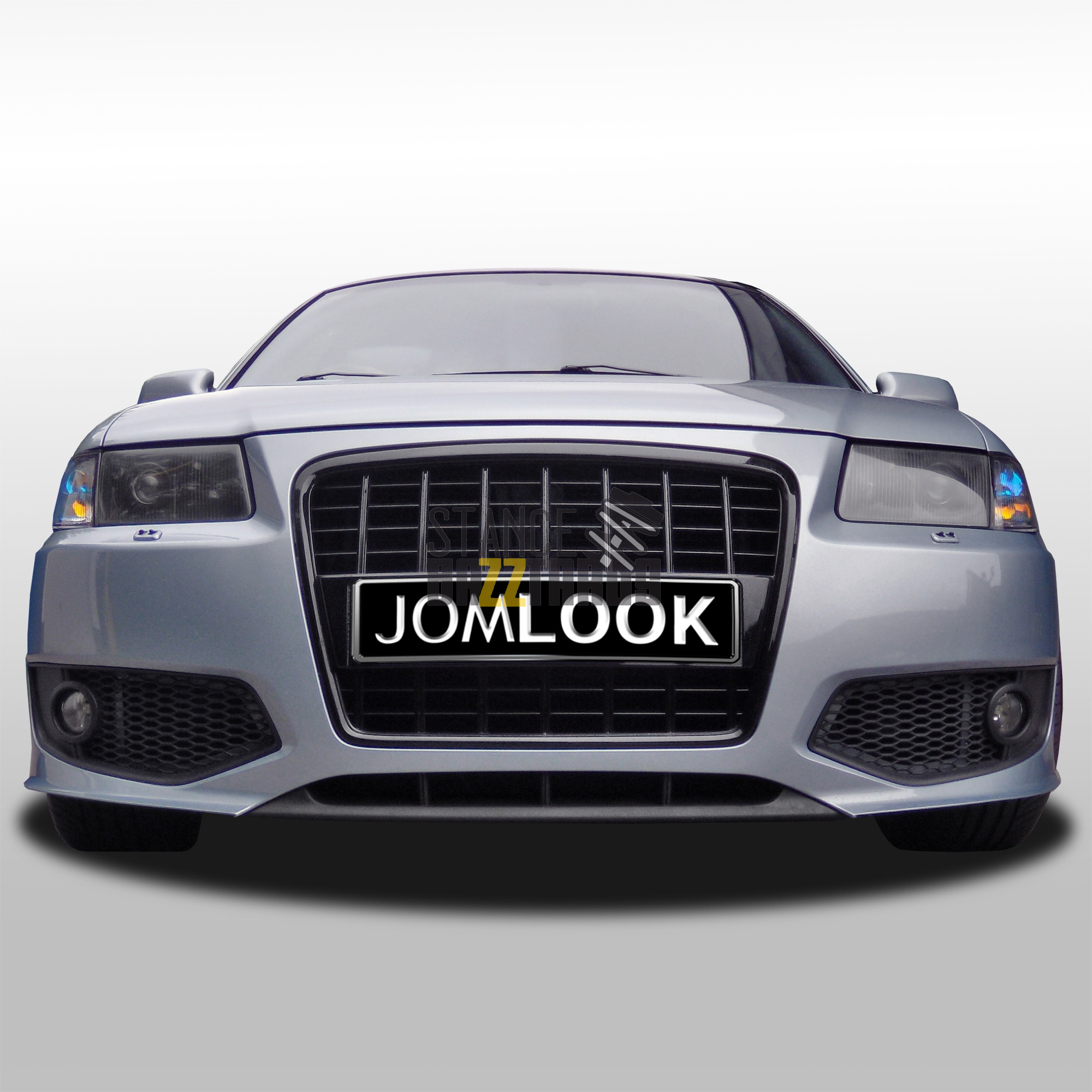 Бампер передний JOM Audi A3 8L (1996-2003) в спорт стиле (Sport look), вкл черную решетку радиатора, противотуманки, 8L0807103S Бампер передний JOM Audi A3 8L (1996-2003) в спорт стиле (Sport look), вкл черную решетку радиатора, противотуманки, 8L0807103S