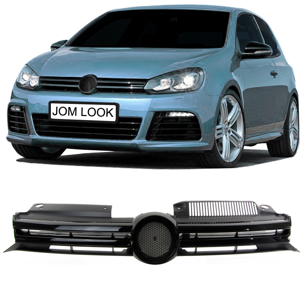 Передняя решетка JOM VW Golf MK6 с прорезью для эмблемы (2008-2012), 1L0853653JME Передняя решетка JOM VW Golf MK6 с прорезью для эмблемы (2008-2012), 1L0853653JME