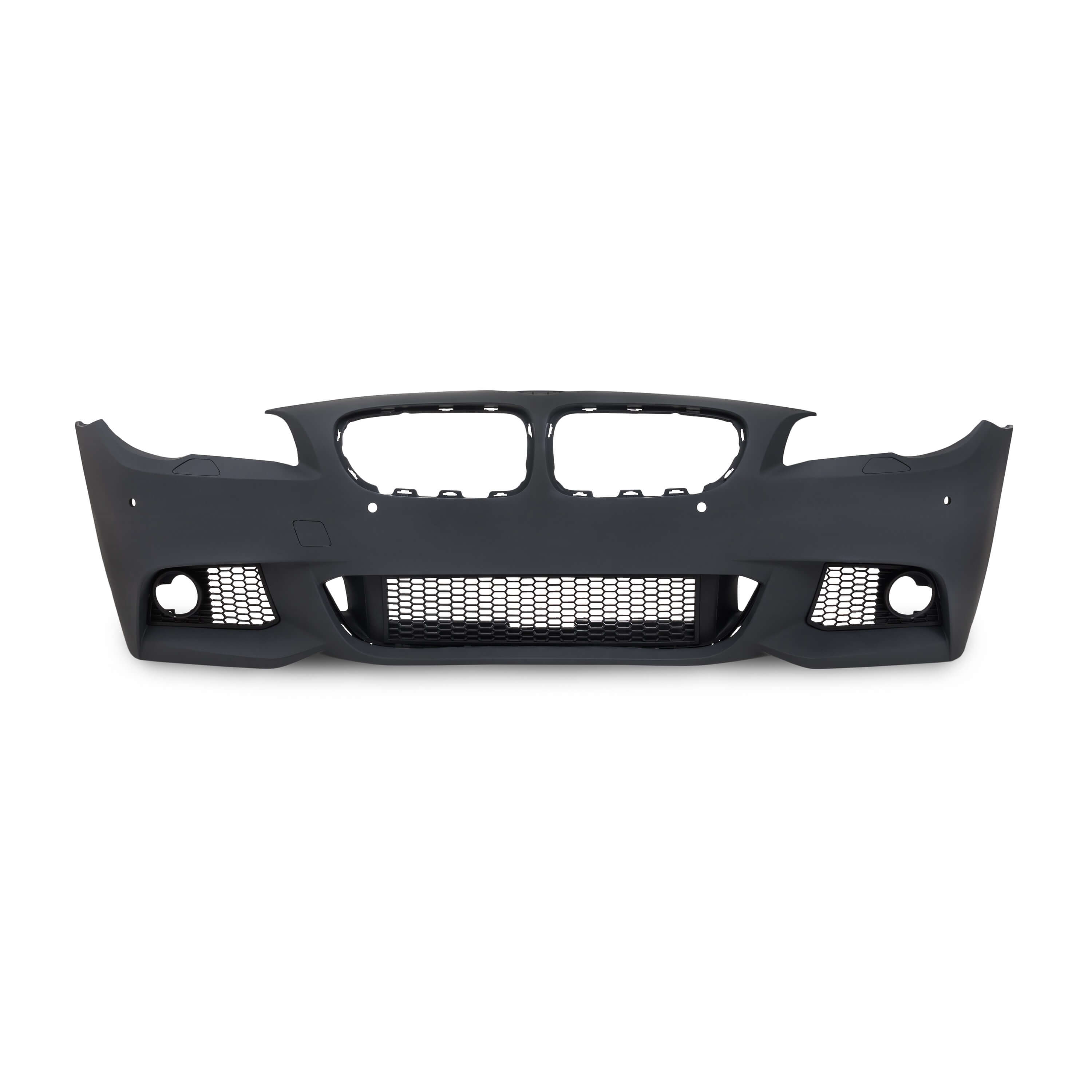 Передний бампер JOM BMW 5 серии F10/F11 sport style с крышками противотуманных фар (2010-2015), 5111291-2JOM Передний бампер JOM BMW 5 серии F10/F11 sport style с крышками противотуманных фар (2010-2015), 5111291-2JOM