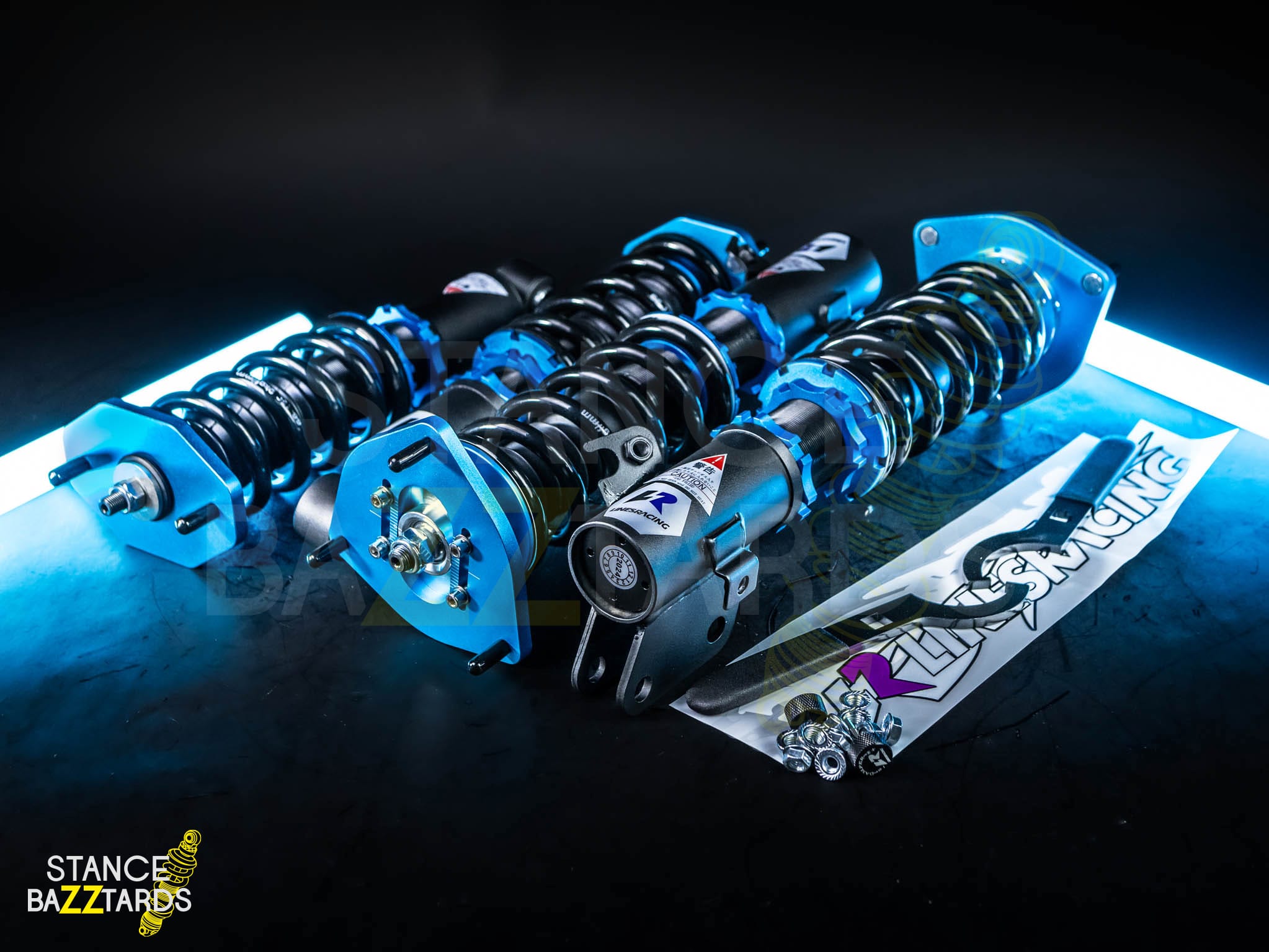Комплект винтовой подвески (койловеров) LinesRacing Subaru Legacy 3 поколение (MK3) (1999-2004) с регулировками высоты (фултап), жесткости (36 регулировок), развала, SD-078 Комплект винтовой подвески (койловеров) LinesRacing Subaru Legacy 3 поколение (MK3) (1999-2004) с регулировками высоты (фултап), жесткости (36 регулировок), развала, SD-078
