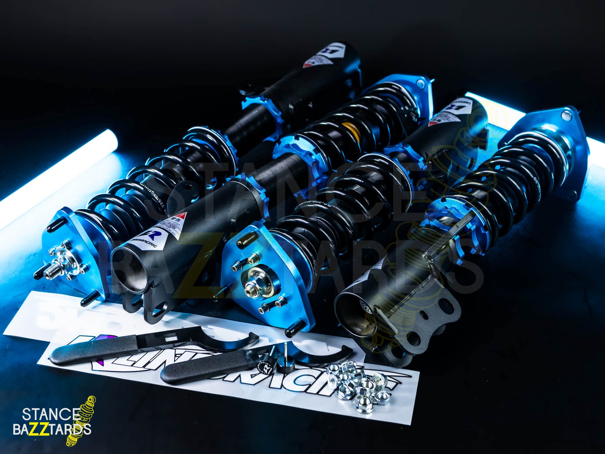 Комплект винтовой подвески (койловеров) LinesRacing Toyota Camry XV50 (2012-2016), Non-Se (2006-2017) с регулировками высоты (фултап), жесткости (36 регулировок), развала, SD-164 Комплект винтовой подвески (койловеров) LinesRacing Toyota Camry XV50 (2012-2016), Non-Se (2006-2017) с регулировками высоты (фултап), жесткости (36 регулировок), развала, SD-164