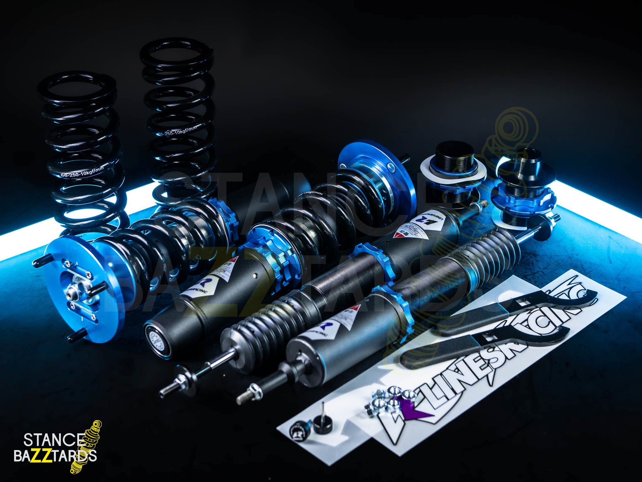 Комплект винтовой подвески (койловеров) LinesRacing BMW 3 Серия E90 AWD (2005-2013) с регулировками высоты (фултап), жесткости (36 регулировок), развала, SD-185 Комплект винтовой подвески (койловеров) LinesRacing BMW 3 Серия E90 AWD (2005-2013) с регулировками высоты (фултап), жесткости (36 регулировок), развала, SD-185