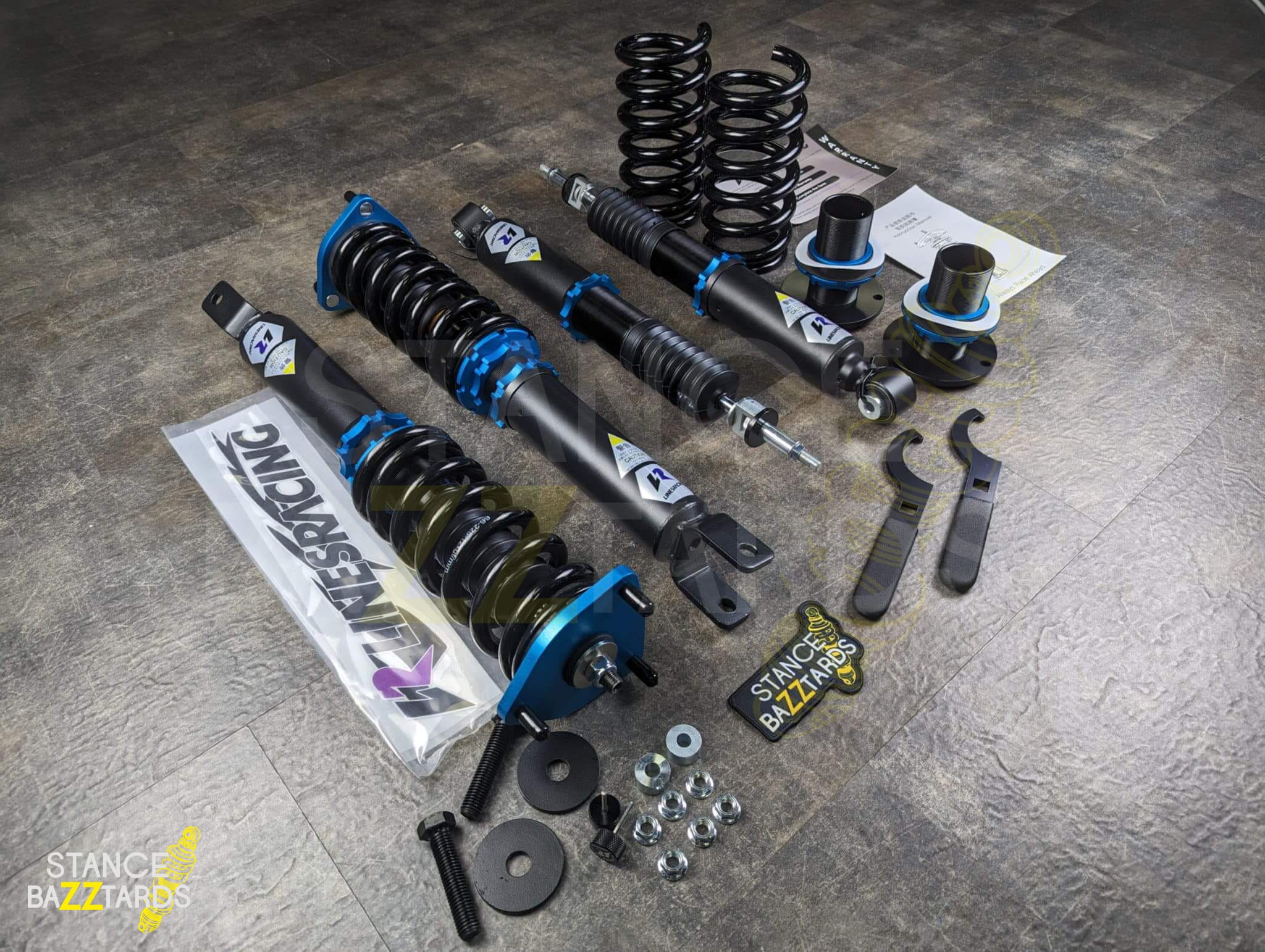 Комплект винтовой подвески (койловеров) LinesRacing Mercedes-Benz C-Класс W205 RWD (2014-2020) с регулировками высоты (фултап), жесткости (36 регулировок), развала, SD-151 Комплект винтовой подвески (койловеров) LinesRacing Mercedes-Benz C-Класс W205 RWD (2014-2020) с регулировками высоты (фултап), жесткости (36 регулировок), развала, SD-151
