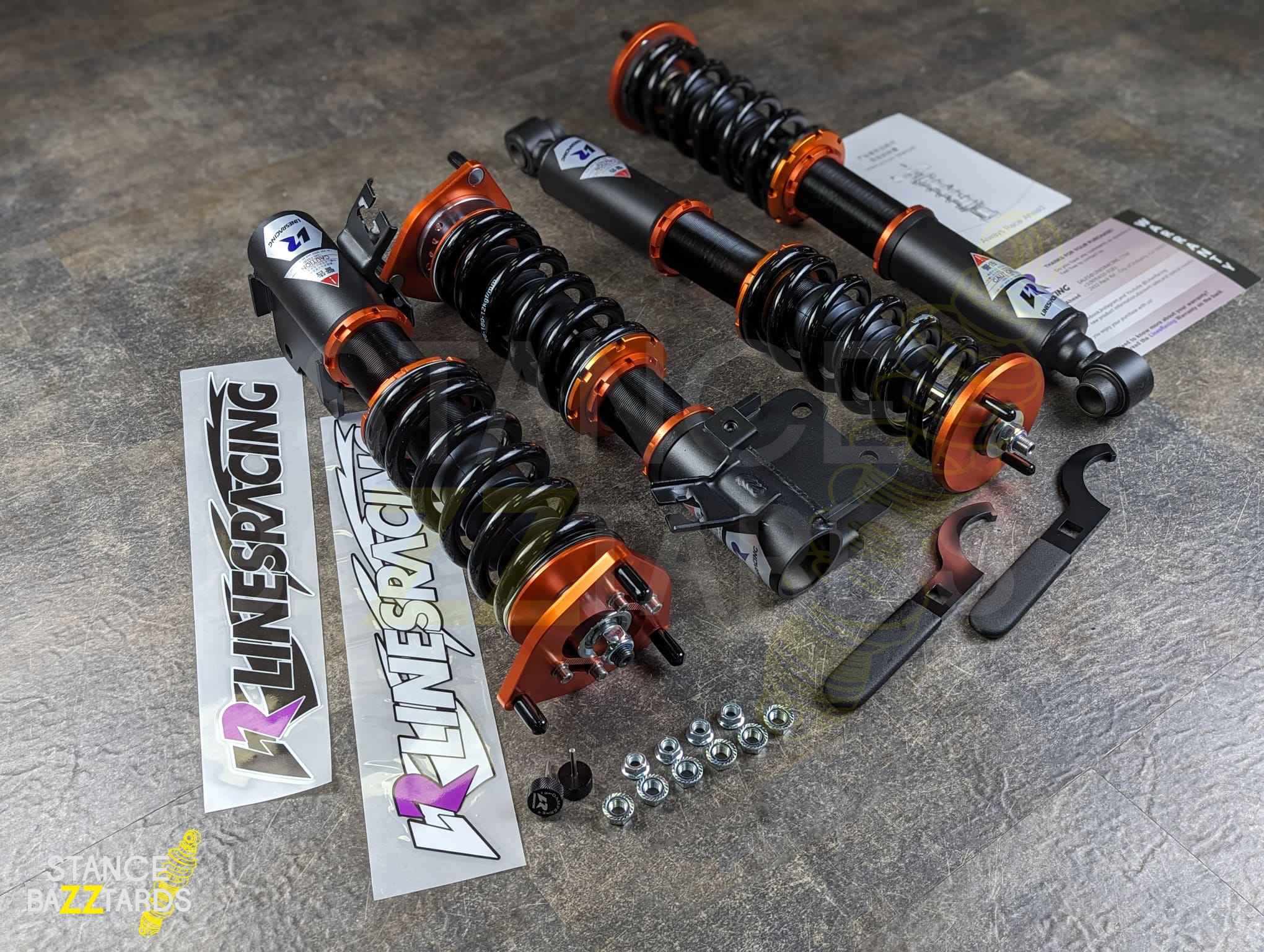 Комплект винтовой подвески (койловеров) LinesRacing Drift серия Nissan 240SX S13 1989-1994 с регулировками высоты (фултап), жесткости (36 регулировок), развала, SDD-013 Комплект винтовой подвески (койловеров) LinesRacing Drift серия Nissan 240SX S13 1989-1994 с регулировками высоты (фултап), жесткости (36 регулировок), развала, SDD-013