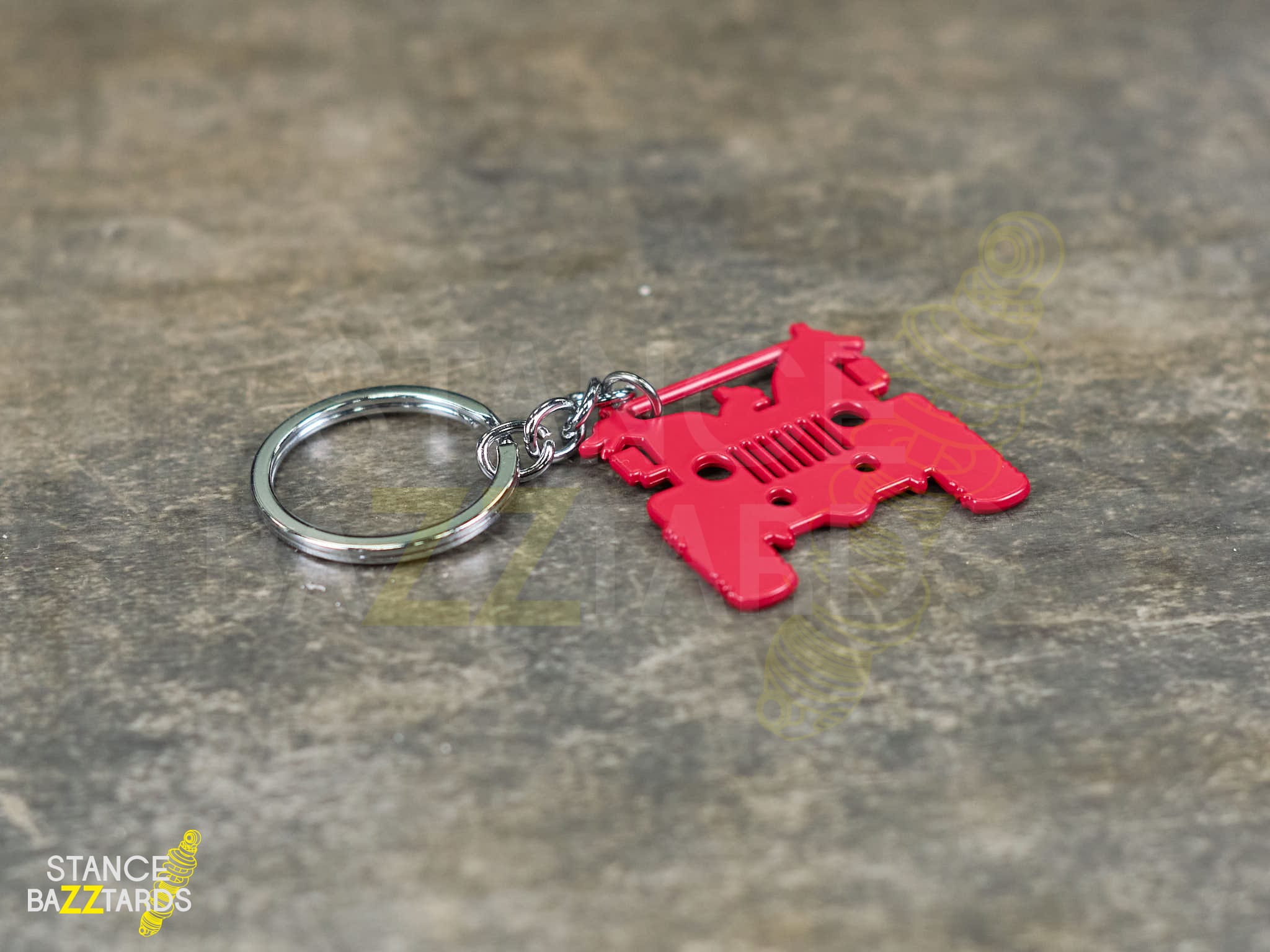 Брелок на ключи Jeep, JBR-KC-22_red Брелок на ключи Jeep, JBR-KC-22_red