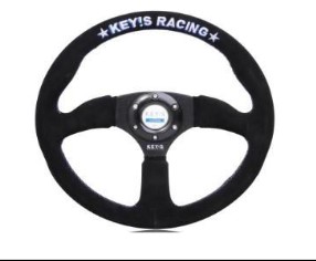 Руль автомобильный Key!s 14 дюймов (стиль: Спортивный, цвет и материал в ассортименте), SB_Steering_wheel_5153 Руль автомобильный Key!s 14 дюймов (стиль: Спортивный, цвет и материал в ассортименте), SB_Steering_wheel_5153