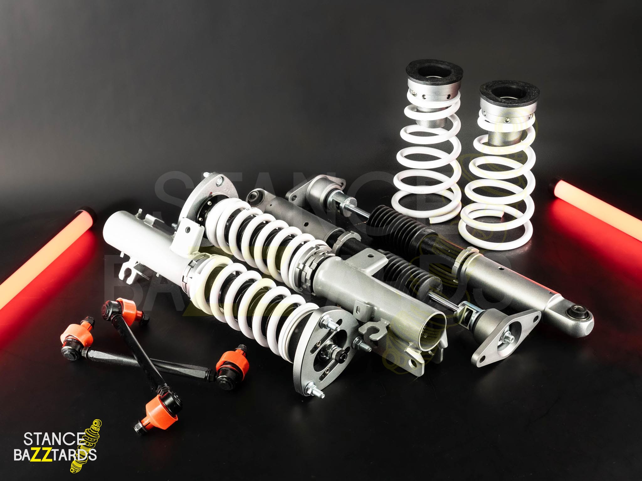 Комплект винтовой подвески (койловеры) SB Performance Mazda 3 3 поколение (MK3) (BM) (2013-) с регулировками высоты (фултап), жесткости (32 регулировки) и развала (см хар-ки), MZD005 Комплект винтовой подвески (койловеры) SB Performance Mazda 3 3 поколение (MK3) (BM) (2013-) с регулировками высоты (фултап), жесткости (32 регулировки) и развала (см хар-ки), MZD005