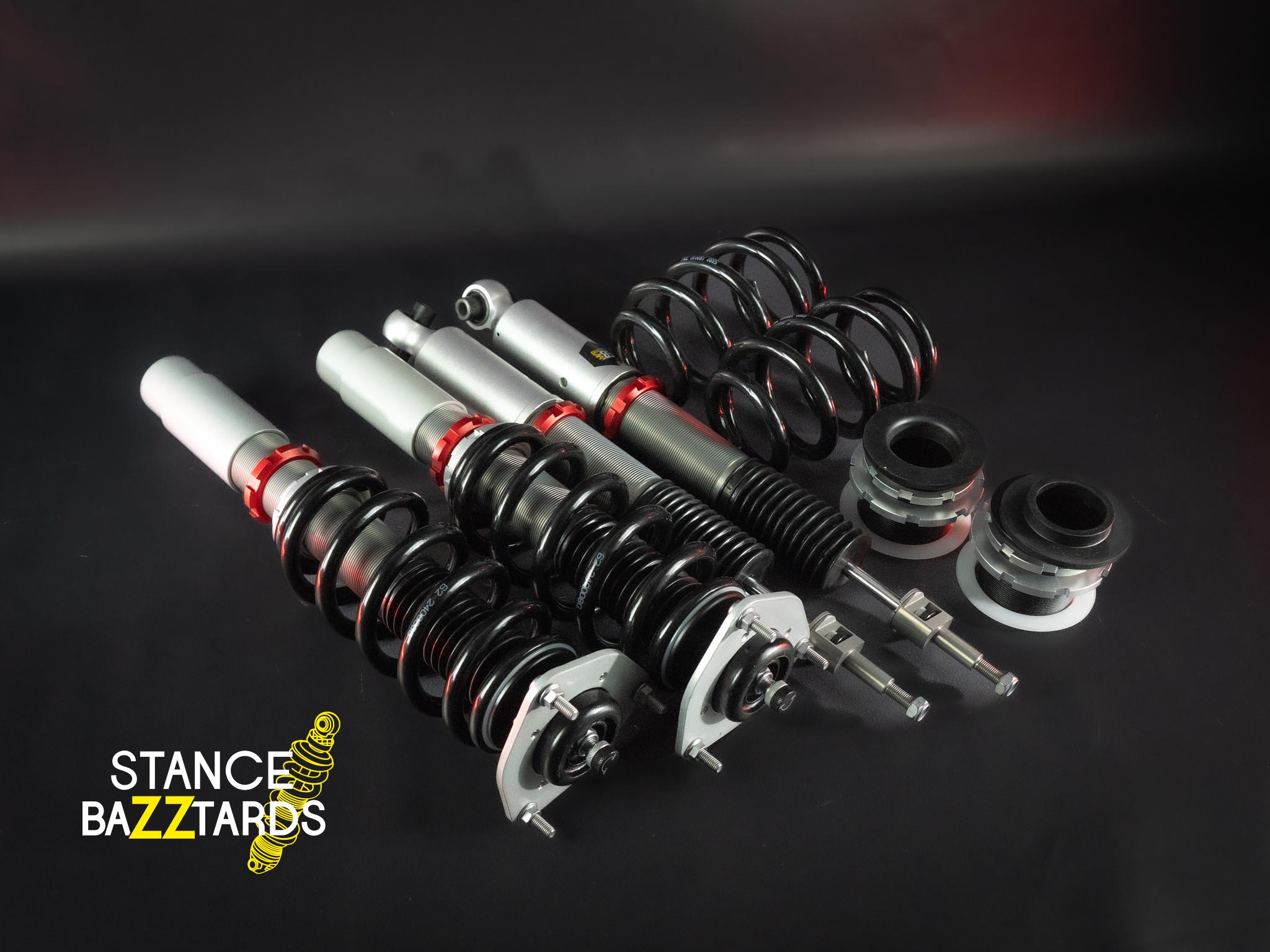 Комплект винтовой подвески (койловеры) SB Performance Audi A4 5 поколение (B9/8W) 2WD (2016-) с регулировками высоты (фултап), жесткости (32 регулировки) (сжатие/отбой) и развала (см хар-ки), AUD014 Комплект винтовой подвески (койловеры) SB Performance Audi A4 5 поколение (B9/8W) 2WD (2016-) с регулировками высоты (фултап), жесткости (32 регулировки) (сжатие/отбой) и развала (см хар-ки), AUD014
