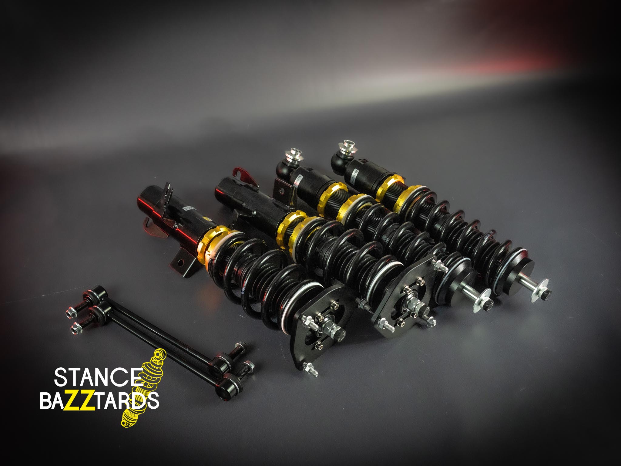 Комплект винтовой подвески (койловеры) SB Performance Mini Cooper 2 поколение (MK2) (R56) (2006-2013) с регулировками высоты (фултап), жесткости (32 регулировки) и развала (см хар-ки), MIN004 Комплект винтовой подвески (койловеры) SB Performance Mini Cooper 2 поколение (MK2) (R56) (2006-2013) с регулировками высоты (фултап), жесткости (32 регулировки) и развала (см хар-ки), MIN004