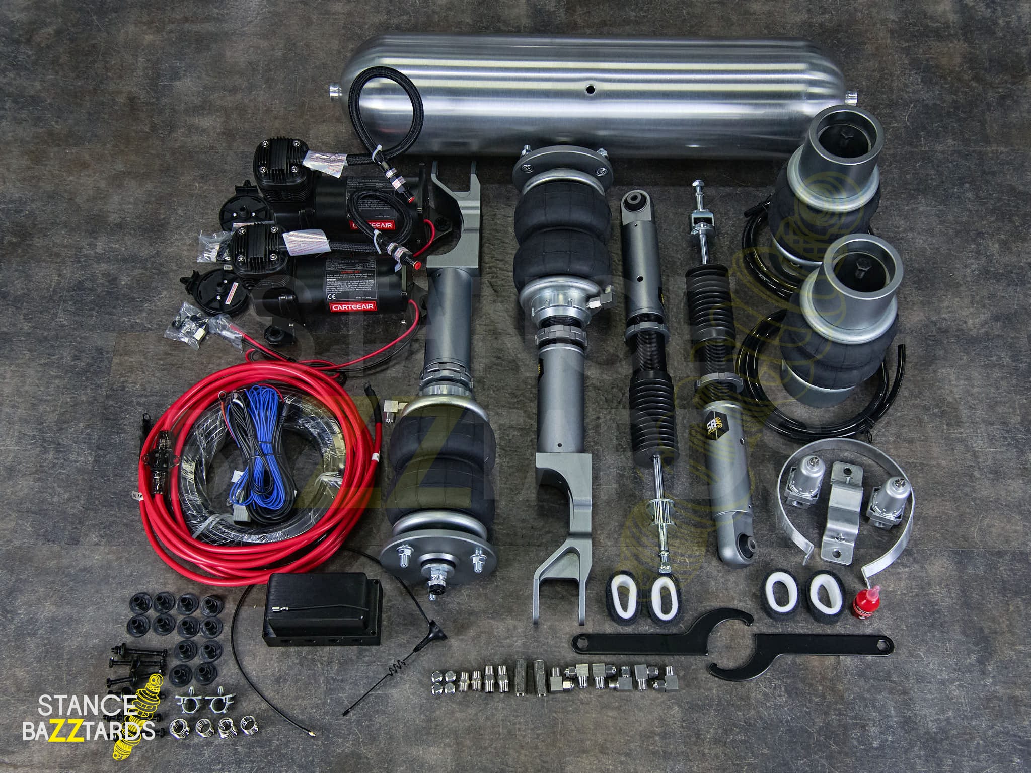 Пневматическая (пневмо) подвеска SB Performance Mercedes-Benz E-Класс W213 / S213 / C238 V (MK5) 4WD (2016-) четырехконтурная с регулировками высоты (фултап), жесткости (32 регулировки) (сжатие/отбой) и развала (см хар-ки), SBBNZ036 Пневматическая (пневмо) подвеска SB Performance Mercedes-Benz E-Класс W213 / S213 / C238 V (MK5) 4WD (2016-) четырехконтурная с регулировками высоты (фултап), жесткости (32 регулировки) (сжатие/отбой) и развала (см хар-ки), SBBNZ036