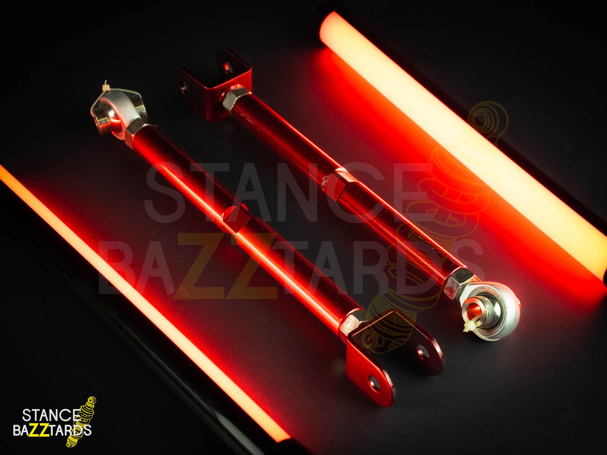 Комплект задних длинных рычагов схождения (красные) SB Arms Nissan 240SX в кузове S13 (1989-1994), SLAM06R Комплект задних длинных рычагов схождения (красные) SB Arms Nissan 240SX в кузове S13 (1989-1994), SLAM06R