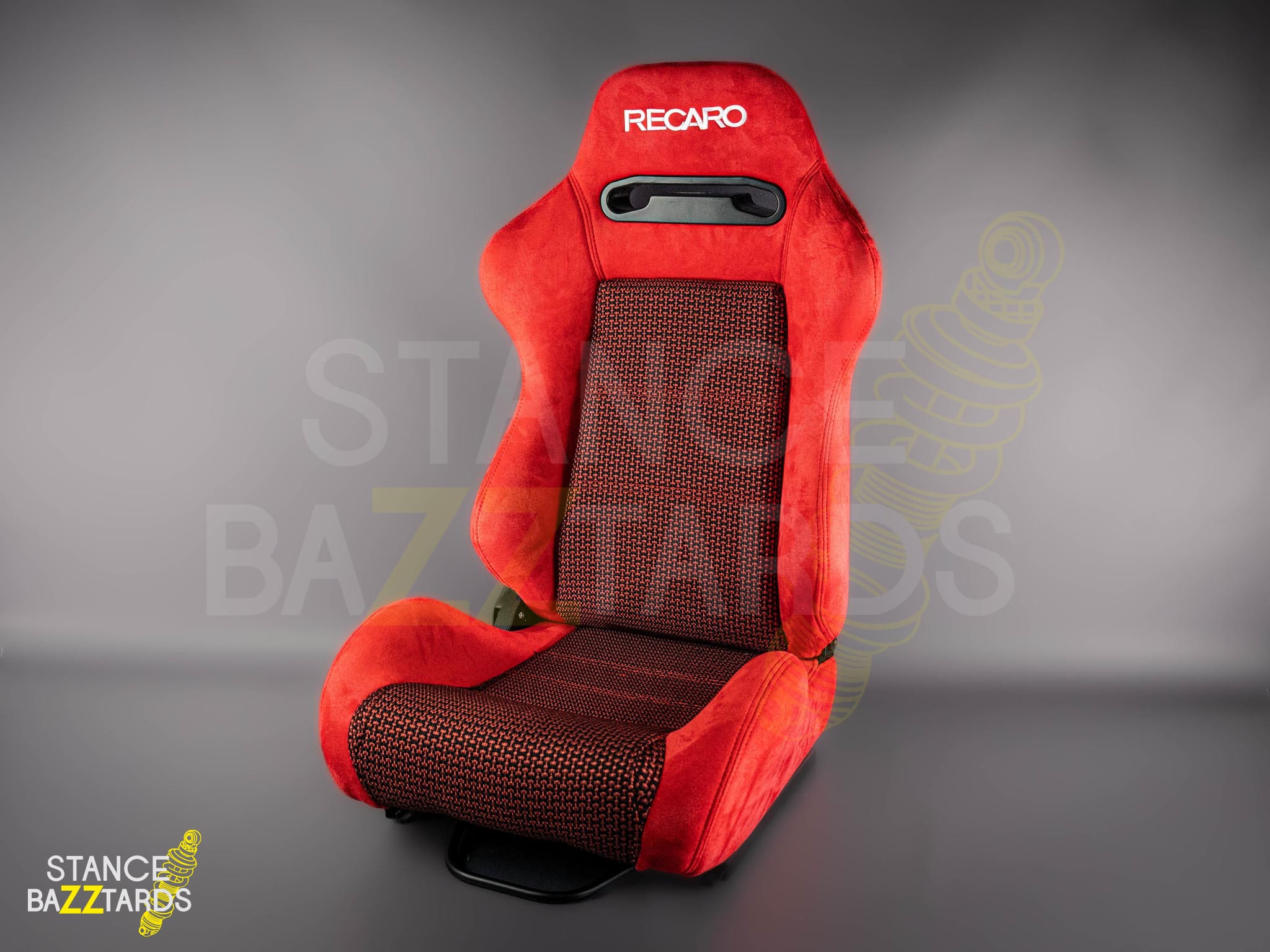 Сиденье спортивное (полуковш) SB Seats (Размер L) ткань, Красный (Регулировка с двух сторон) (адаптирован для купе), JBR1035N_RED_REC_L Сиденье спортивное (полуковш) SB Seats (Размер L) ткань, Красный (Регулировка с двух сторон) (адаптирован для купе), JBR1035N_RED_REC_L