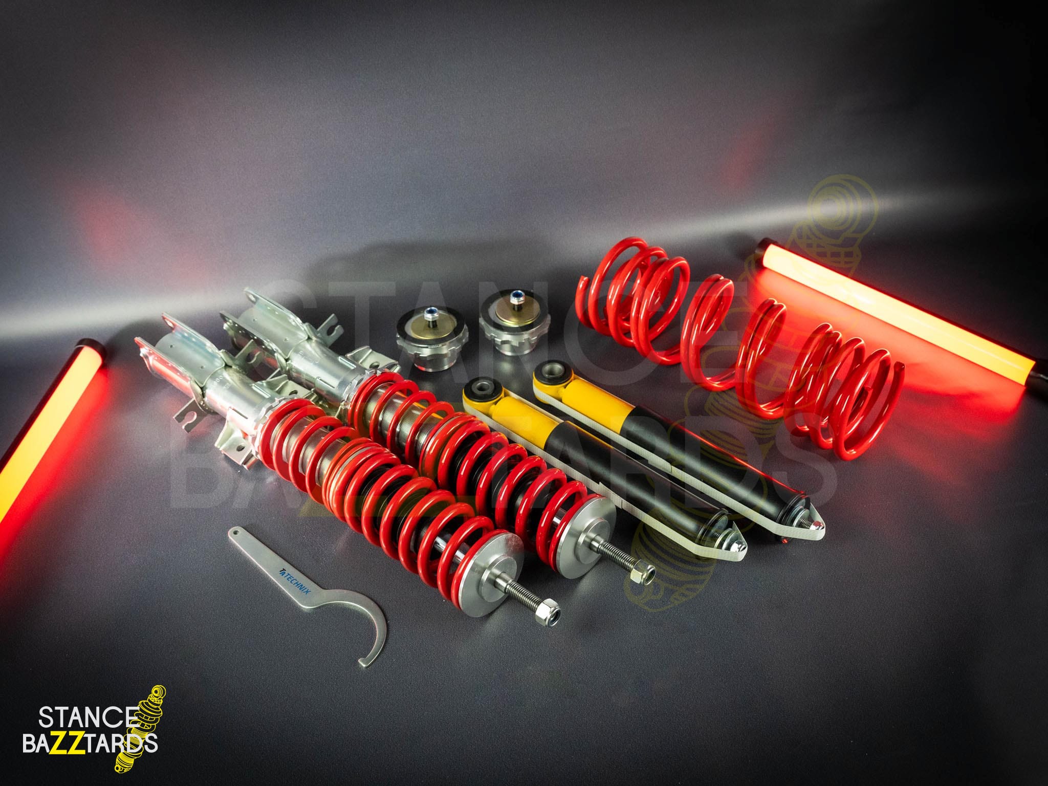 Комплект винтовой подвески (койловеров) TA-Technix EVOGWVO08 Volvo V70 L, G, 1997-2000, с регулировками высоты Комплект винтовой подвески (койловеров) TA-Technix EVOGWVO08 Volvo V70 L, G, 1997-2000, с регулировками высоты