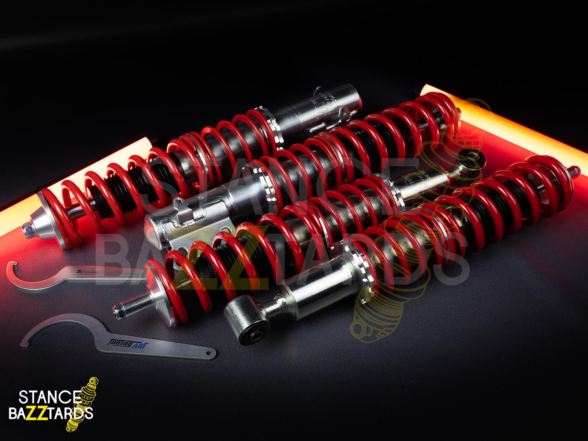 Комплект винтовой подвески (койловеров) TA-Technix EVOGWVW05 Volkswagen Polo 6N, 1994-1999, с регулировками высоты Комплект винтовой подвески (койловеров) TA-Technix EVOGWVW05 Volkswagen Polo 6N, 1994-1999, с регулировками высоты