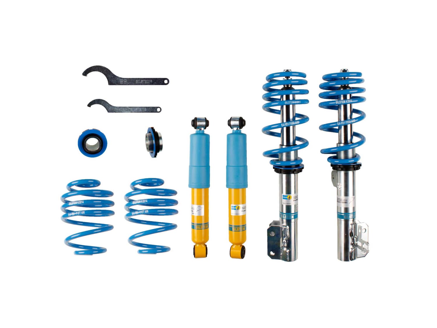 Винтовая подвеска (койловеры) Bilstein B14, Opel Astra 2 поколение (G), 1998-2009 (с регулировками высоты), 47-121133 Винтовая подвеска (койловеры) Bilstein B14, Opel Astra 2 поколение (G), 1998-2009 (с регулировками высоты), 47-121133