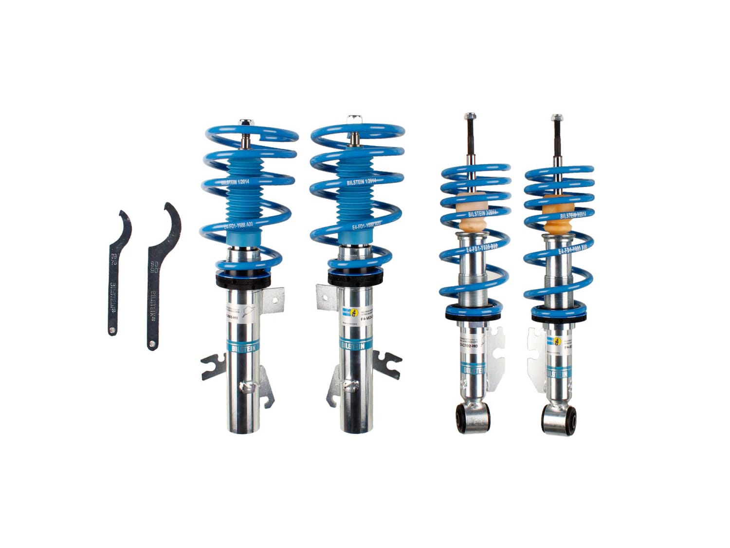 Винтовая подвеска (койловеры) Bilstein B14, Mini Hatch 1 поколение, 2000-2007 (с регулировками высоты), 47-126916 Винтовая подвеска (койловеры) Bilstein B14, Mini Hatch 1 поколение, 2000-2007 (с регулировками высоты), 47-126916
