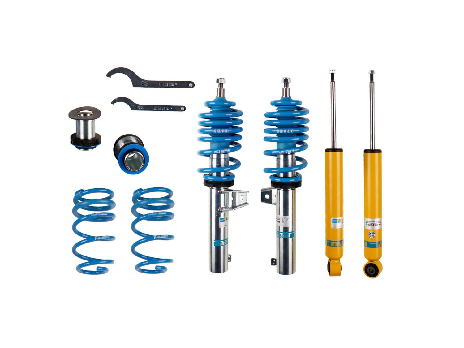 Винтовая подвеска (койловеры) Bilstein B14, Audi TT 2 поколение (8J), 2006-2015 (с регулировками высоты), 47-138896 Винтовая подвеска (койловеры) Bilstein B14, Audi TT 2 поколение (8J), 2006-2015 (с регулировками высоты), 47-138896