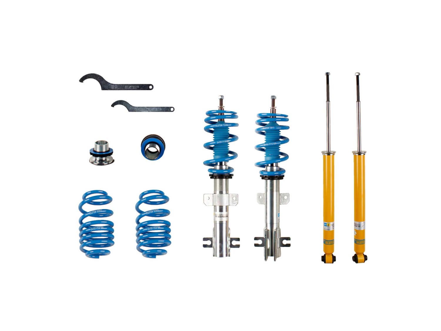 Винтовая подвеска (койловеры) Bilstein B14, Lancia Delta 3 поколение (844), 2008-2014 (с регулировками высоты), 47-158993 Винтовая подвеска (койловеры) Bilstein B14, Lancia Delta 3 поколение (844), 2008-2014 (с регулировками высоты), 47-158993
