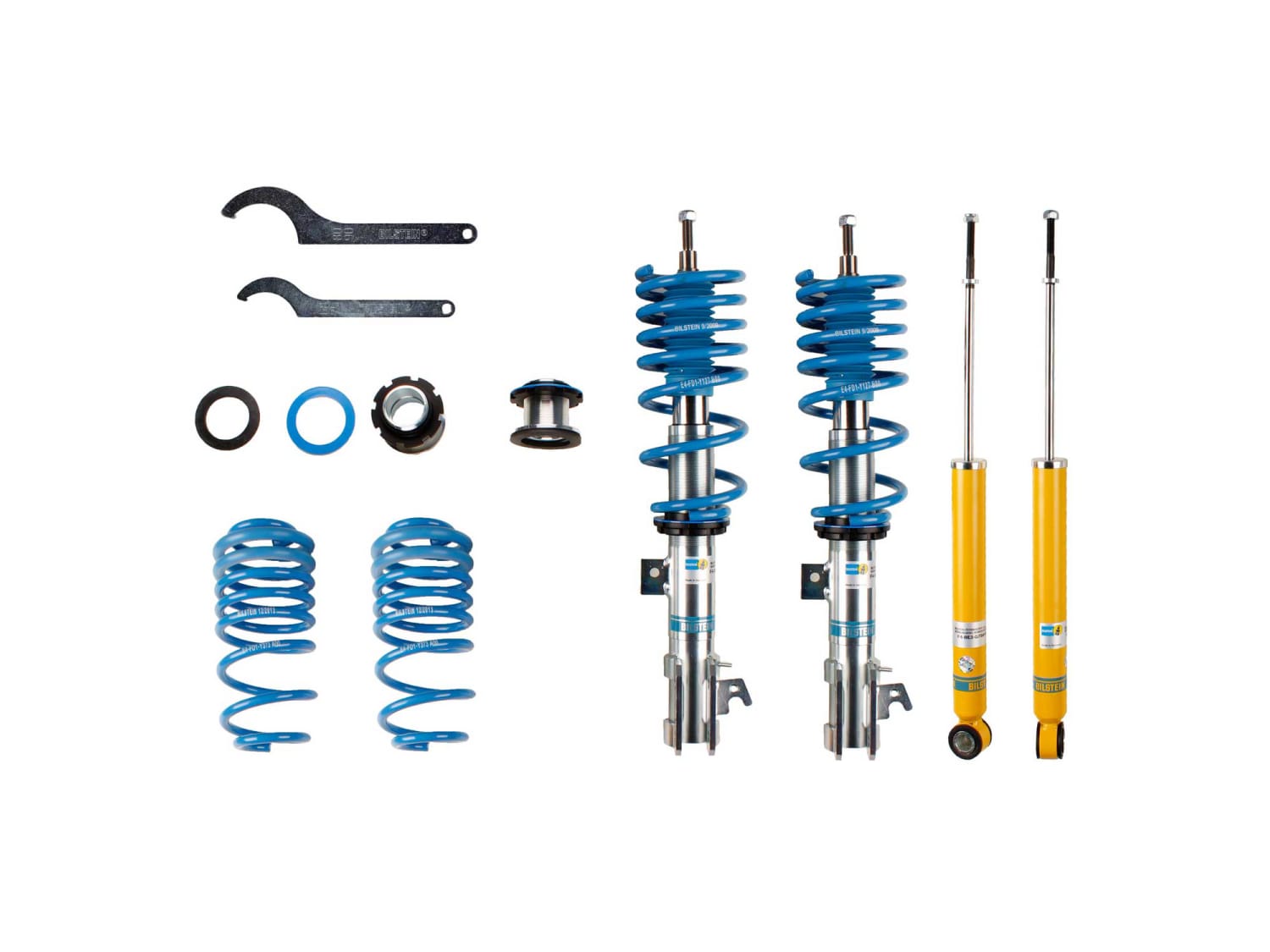 Винтовая подвеска (койловеры) Bilstein B14, Suzuki Swift 1 поколение (RS), 2003-2011 (с регулировками высоты), 47-167551 Винтовая подвеска (койловеры) Bilstein B14, Suzuki Swift 1 поколение (RS), 2003-2011 (с регулировками высоты), 47-167551