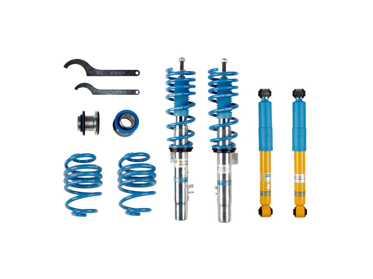 Винтовая подвеска (койловеры) Bilstein B14, Citroen C3 1 поколение, 2001-2010 (с регулировками высоты), 47-168299 Винтовая подвеска (койловеры) Bilstein B14, Citroen C3 1 поколение, 2001-2010 (с регулировками высоты), 47-168299