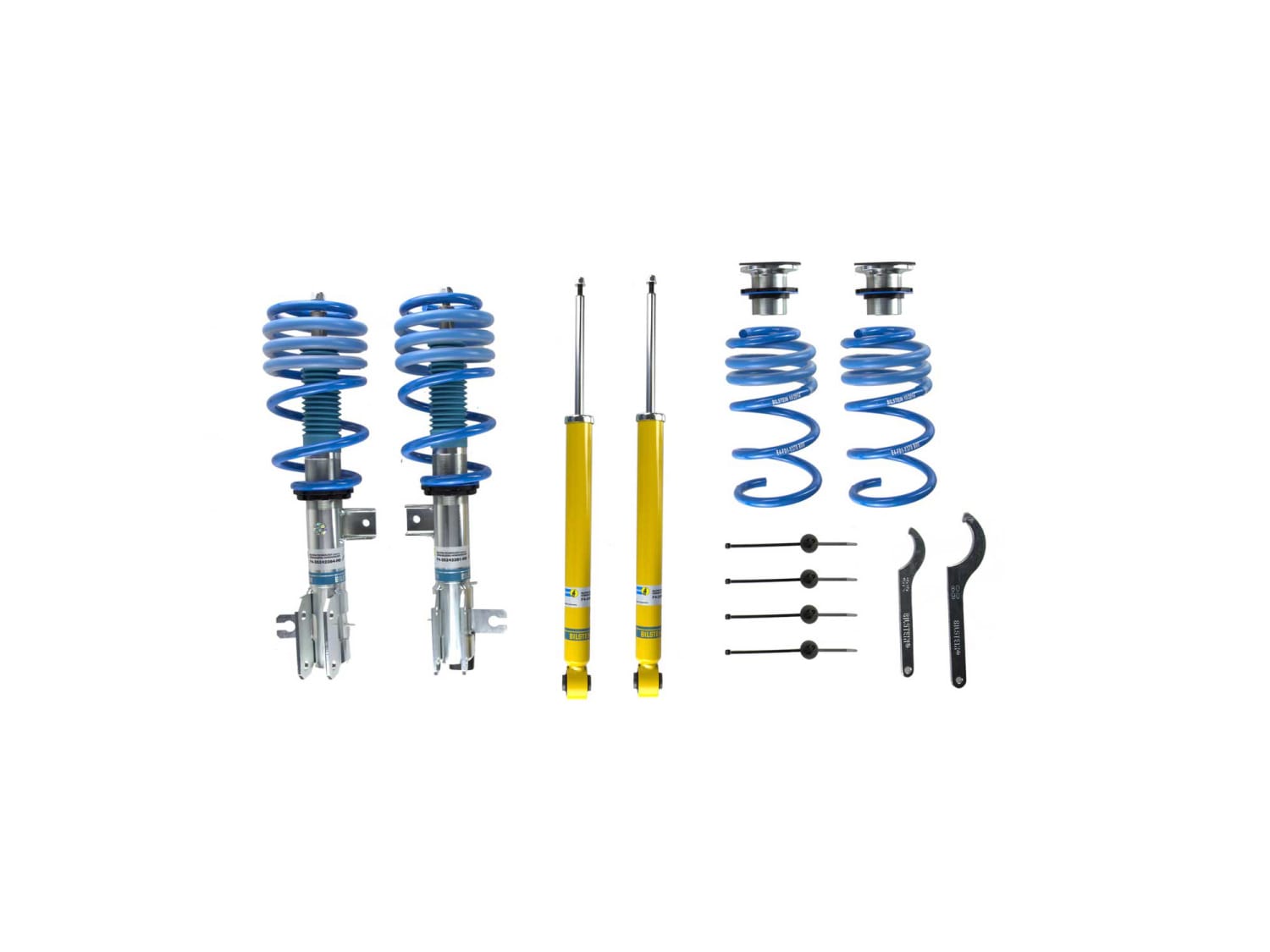 Винтовая подвеска (койловеры) Bilstein B14, Mazda 3 3 поколение (BM), 2013-2019 (с регулировками высоты), 47-242302 Винтовая подвеска (койловеры) Bilstein B14, Mazda 3 3 поколение (BM), 2013-2019 (с регулировками высоты), 47-242302