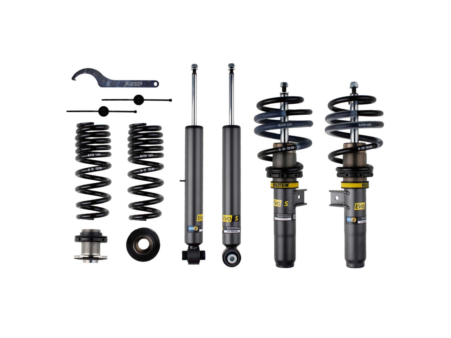 Винтовая подвеска (койловеры) Bilstein EVO S, BMW 3 серия 7 поколение (G2x), 2018-2025 (с регулировками высоты), 47-300118 Винтовая подвеска (койловеры) Bilstein EVO S, BMW 3 серия 7 поколение (G2x), 2018-2025 (с регулировками высоты), 47-300118
