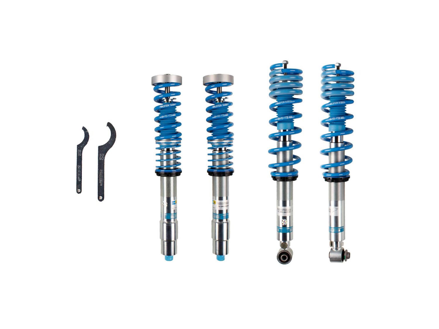 Винтовая подвеска (койловеры) Bilstein B16 PSS9, BMW 5 серия 4 поколение (E39), 1995-2004 (с регулировками высоты), 48-104555 Винтовая подвеска (койловеры) Bilstein B16 PSS9, BMW 5 серия 4 поколение (E39), 1995-2004 (с регулировками высоты), 48-104555