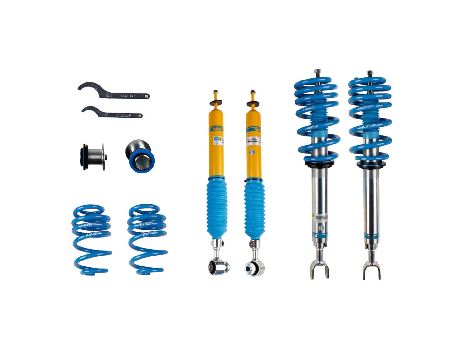 Винтовая подвеска (койловеры) Bilstein B16 PSS9, Audi A6 3 поколение (C6), 2004-2012 (с регулировками высоты), 48-116541 Винтовая подвеска (койловеры) Bilstein B16 PSS9, Audi A6 3 поколение (C6), 2004-2012 (с регулировками высоты), 48-116541