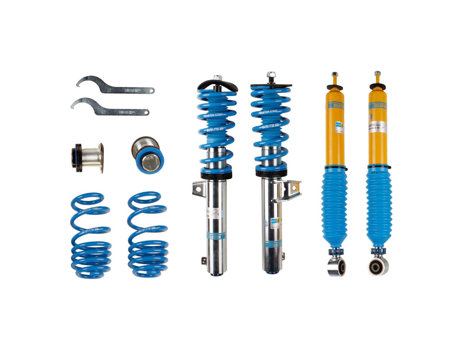 Винтовая подвеска (койловеры) Bilstein B16 PSS9, Volkswagen Eos 1 поколение (1F), 2005-2015 (с регулировками высоты), 48-139137 Винтовая подвеска (койловеры) Bilstein B16 PSS9, Volkswagen Eos 1 поколение (1F), 2005-2015 (с регулировками высоты), 48-139137
