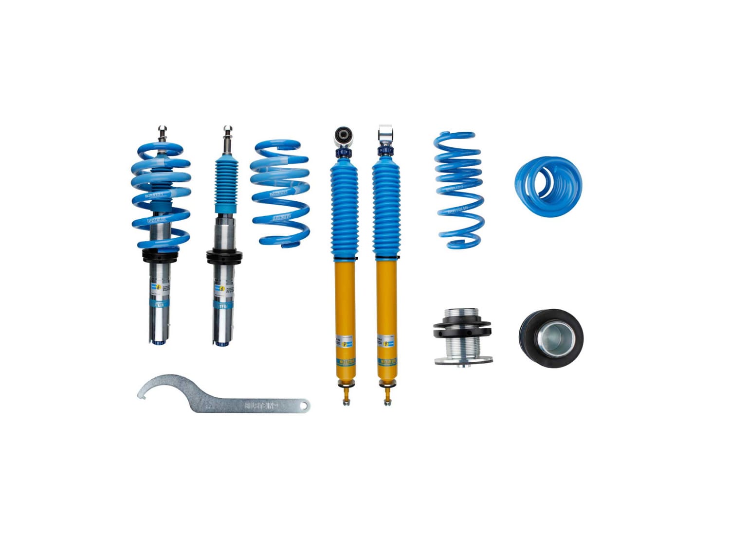 Винтовая подвеска (койловеры) Bilstein B16 PSS10, Audi Q5 1 поколение (8R), 2008-2017 (с регулировками высоты), 48-246125 Винтовая подвеска (койловеры) Bilstein B16 PSS10, Audi Q5 1 поколение (8R), 2008-2017 (с регулировками высоты), 48-246125