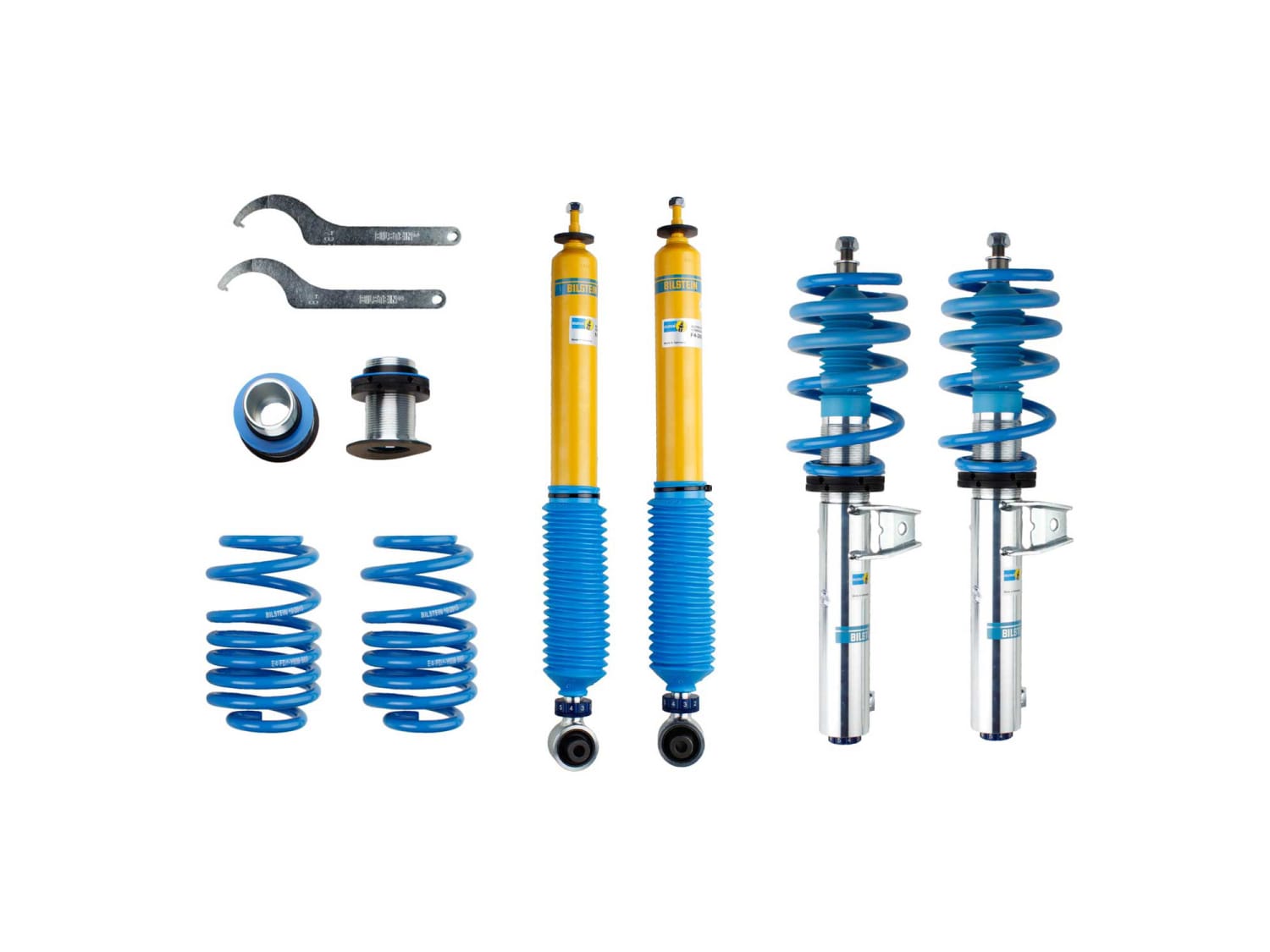 Винтовая подвеска (койловеры) Bilstein B16 PSS10, Audi TT 2 поколение (8J), 2006-2015 (с регулировками высоты), 48-252355 Винтовая подвеска (койловеры) Bilstein B16 PSS10, Audi TT 2 поколение (8J), 2006-2015 (с регулировками высоты), 48-252355