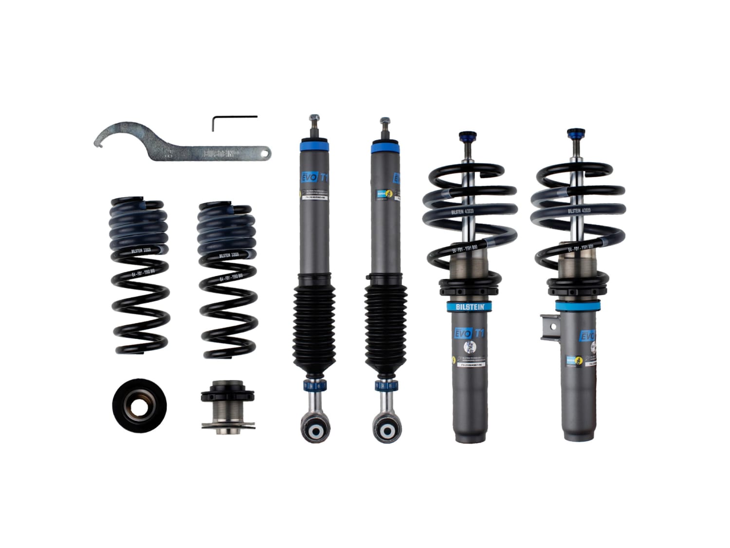 Винтовая подвеска (койловеры) Bilstein T1, BMW 3 серия 7 поколение (G2x), 2018-2025 (с регулировками высоты), 48-326216 Винтовая подвеска (койловеры) Bilstein T1, BMW 3 серия 7 поколение (G2x), 2018-2025 (с регулировками высоты), 48-326216