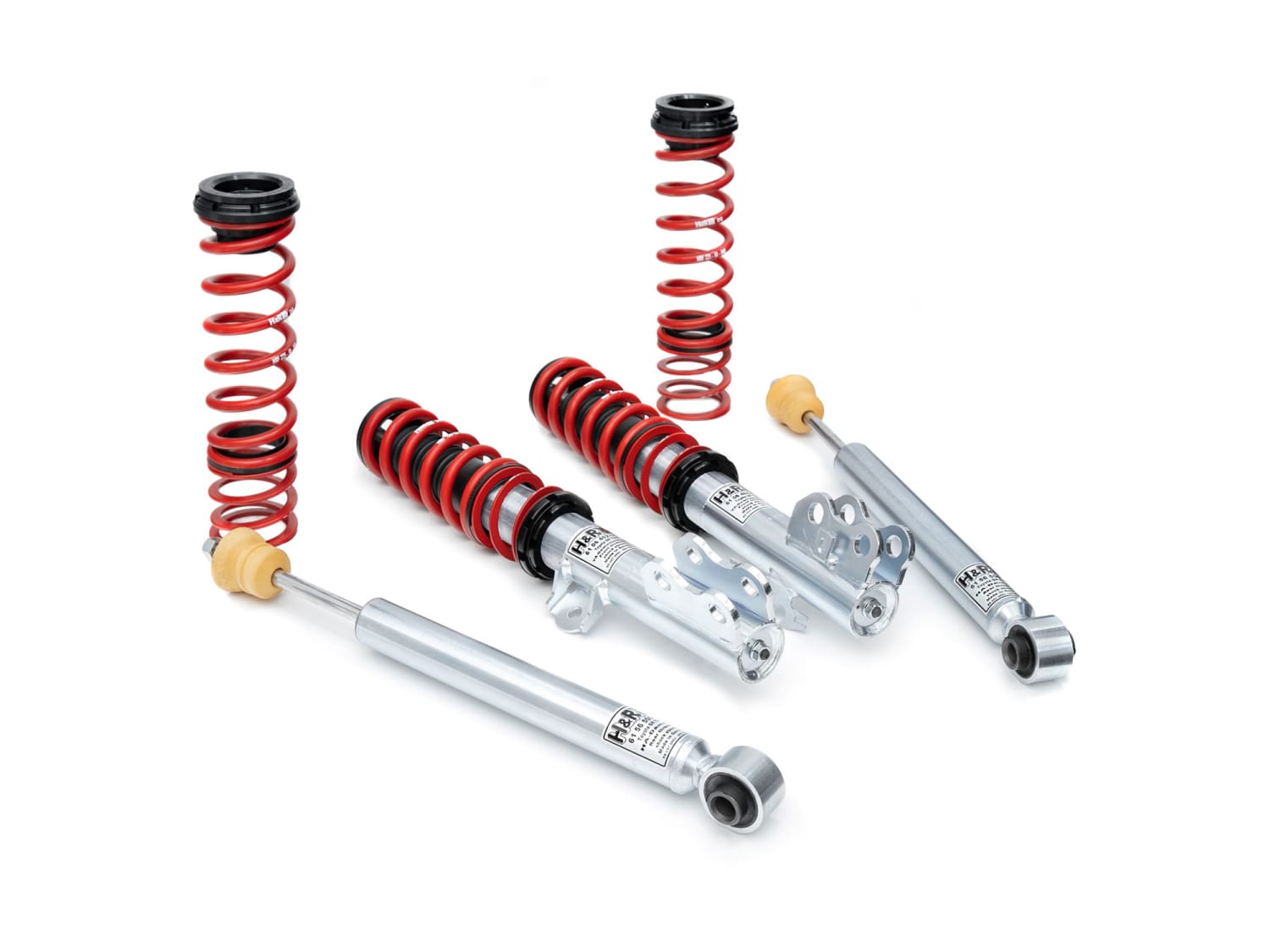 Винтовая подвеска (койловеры) H&R Monotube, Toyota Yaris 4 поколение (XP210/AC100), 2019-2025 (с регулировками высоты), 28619-1 Винтовая подвеска (койловеры) H&R Monotube, Toyota Yaris 4 поколение (XP210/AC100), 2019-2025 (с регулировками высоты), 28619-1