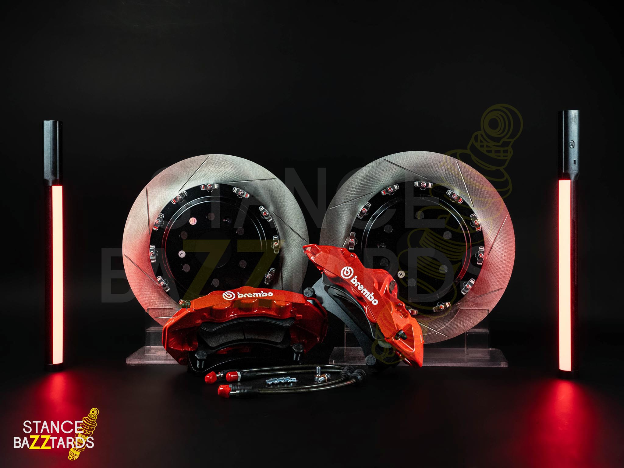 Тормозная тюнинг система SB Dodge Challenger 3 поколение (2008-2021) GT6 6 поршней передней оси (диски 355, 362, 380, 405 x 32 мм), SB_GT6, BR_GT6_345_o1 Тормозная тюнинг система SB Dodge Challenger 3 поколение (2008-2021) GT6 6 поршней передней оси (диски 355, 362, 380, 405 x 32 мм), SB_GT6, BR_GT6_345_o1