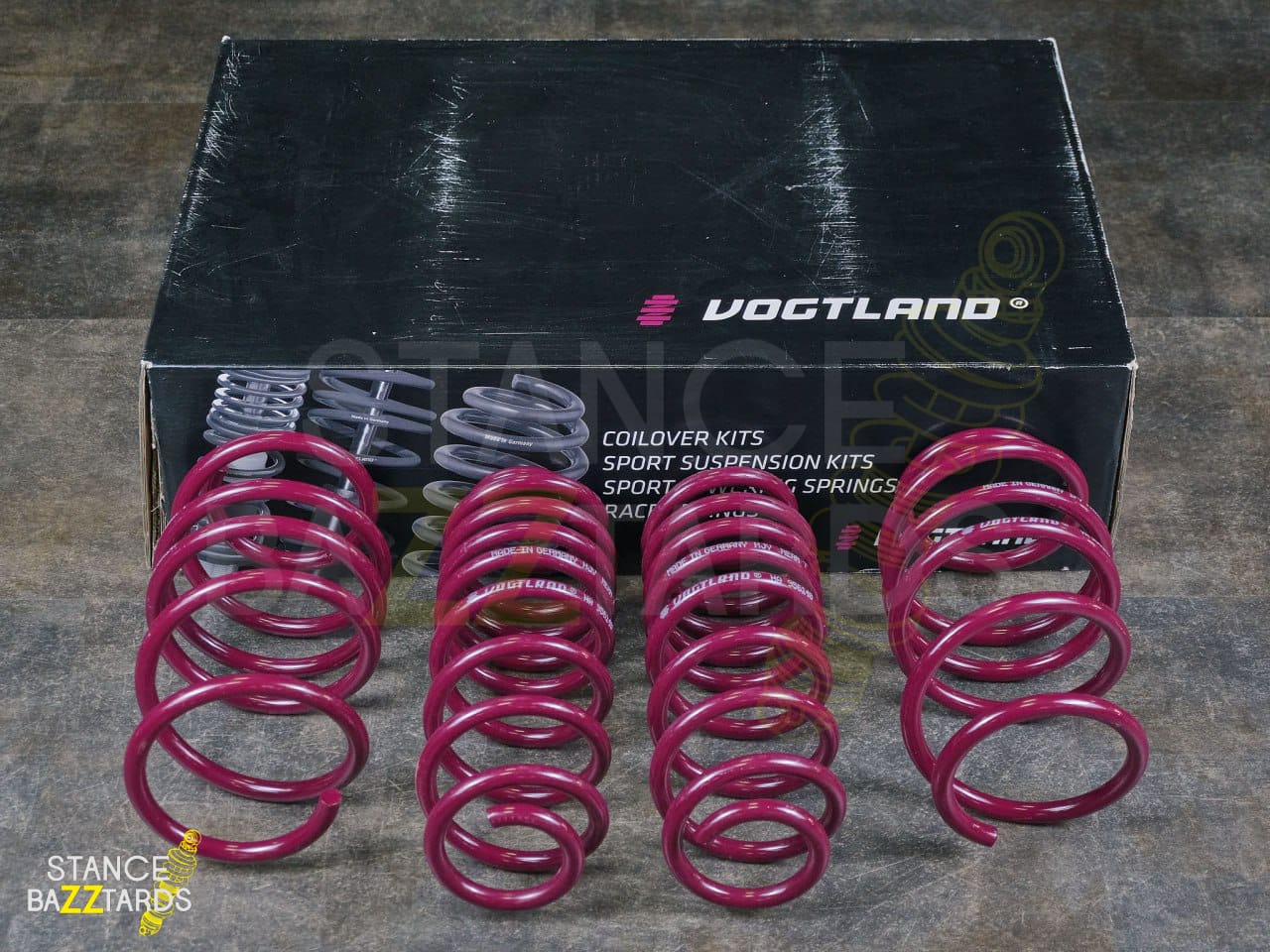 Пружины Vogtland (Вогтланд) с занижением 45/45 мм Skoda Octavia в кузове 5E, Sedan, вкл RS, спереди более 1010 кг, (многорычажка сзади), 951448 Пружины Vogtland (Вогтланд) с занижением 45/45 мм Skoda Octavia в кузове 5E, Sedan, вкл RS, спереди более 1010 кг, (многорычажка сзади), 951448