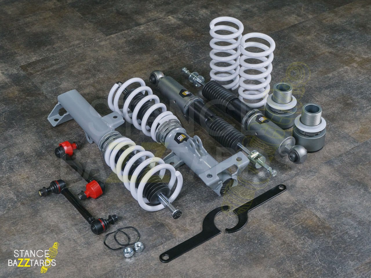 Комплект винтовой подвески (койловеры) SB Performance Mercedes-Benz C-класс (W204) RWD 3 поколение (MK3) (2007-2014) с регулировками высоты (фултап), жесткости (32 регулировки) и развала (см хар-ки), BNZ005 Комплект винтовой подвески (койловеры) SB Performance Mercedes-Benz C-класс (W204) RWD 3 поколение (MK3) (2007-2014) с регулировками высоты (фултап), жесткости (32 регулировки) и развала (см хар-ки), BNZ005
